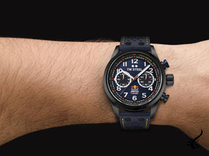 Reloj de Cuarzo TW Steel Red Bull Ampol Racing, Azul, 48 mm, Piel, 10 atm, VS94