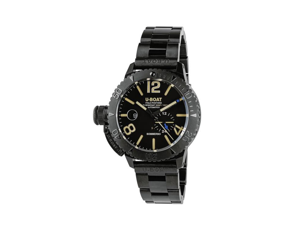 Reloj Automático U-Boat Classico Somersso DLC Bracelet, 46 mm, 9015/MT