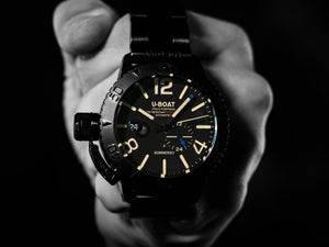 Reloj Automático U-Boat Classico Somersso DLC Bracelet, 46 mm, 9015/MT