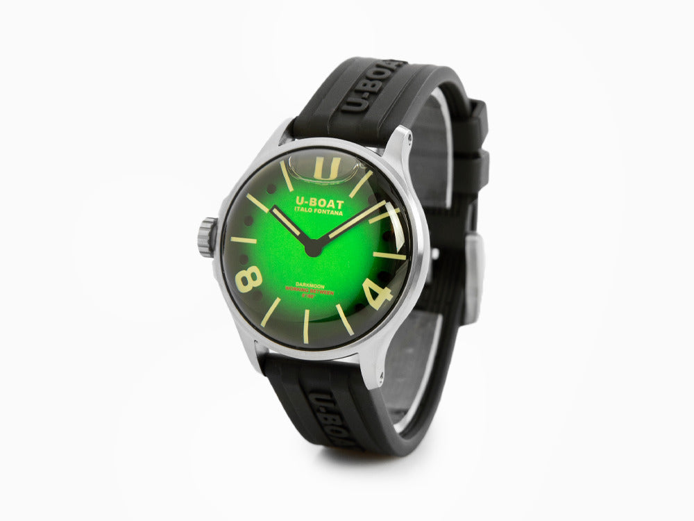 Reloj de Cuarzo U-Boat Capsoil Darkmoon Soleil, Verde, SS, 40 mm, 9502