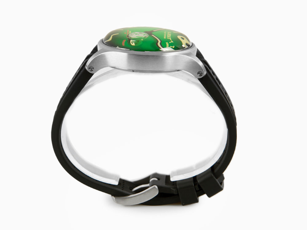 Reloj de Cuarzo U-Boat Capsoil Darkmoon Soleil, Verde, SS, 40 mm, 9502