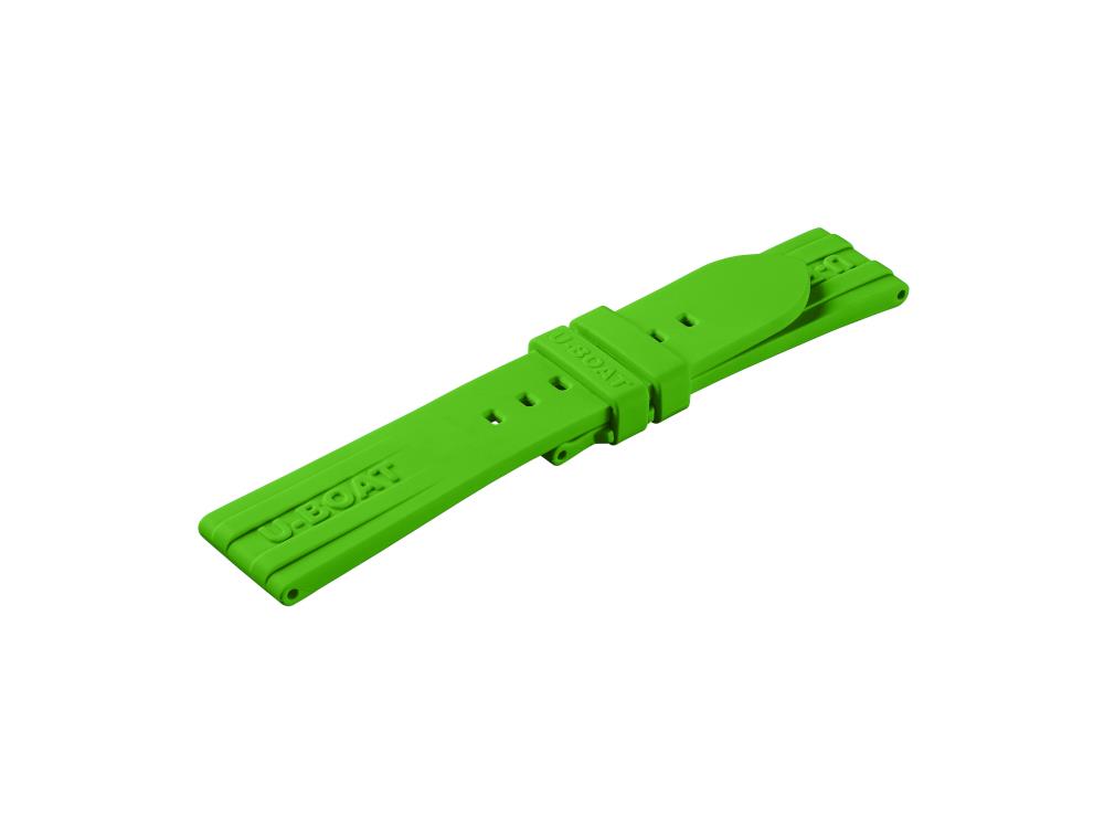 Correa U-Boat Accesorios, Verde, 22/20mm, 9536/Z