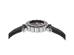 Reloj de Cuarzo Versace Greca Glam, Negro, 30 mm, Cristal de Zafiro, VE2Q00122