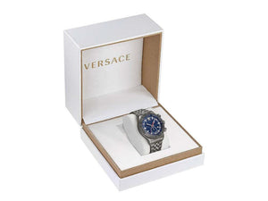Reloj de Cuarzo Versace Hellenyium Chrono, PVD, Azul, 43 mm, VE2U00722
