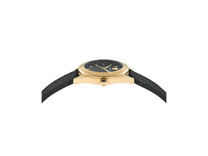 Reloj de Cuarzo Versace V-Code, Negro, 42 mm, Cristal de Zafiro, VE6A00223