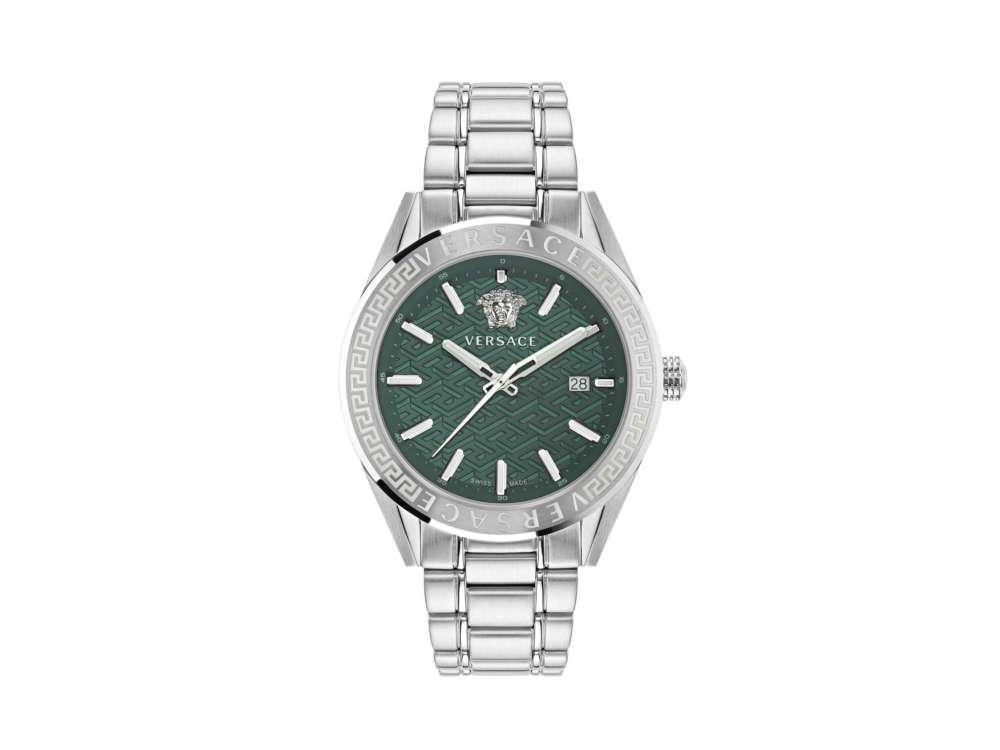 Reloj de Cuarzo Versace V Code, Verde, 42 mm, Cristal de Zafiro, VE6A00423
