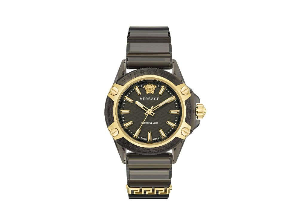 Reloj de Cuarzo Versace Icon Active Indiglo, Policarbonato, 43mm, VE6E00123