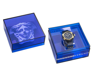 Reloj de Cuarzo Versace Icon Active Indiglo, Policarbonato, 43mm, VE6E00123