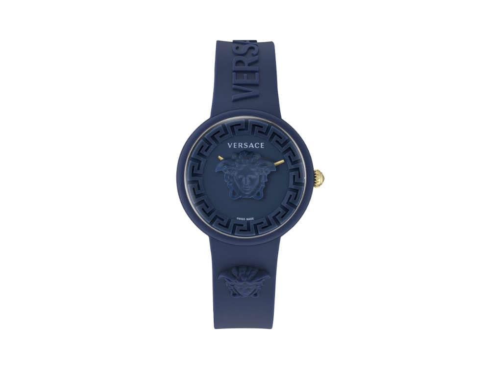 Reloj de Cuarzo Versace Medusa Pop, Silicona, Azul, 39 mm, VE6G00623