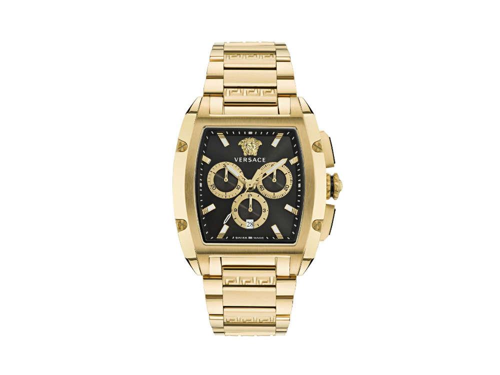 Reloj de Cuarzo Versace Dominus, PVD Oro, Negro, 42 x 49.50 mm,  VE6H00523