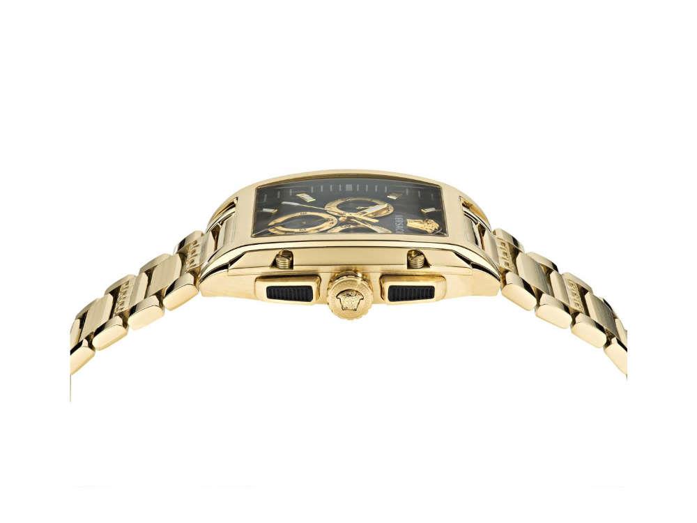 Reloj de Cuarzo Versace Dominus, PVD Oro, Negro, 42 x 49.50 mm,  VE6H00523