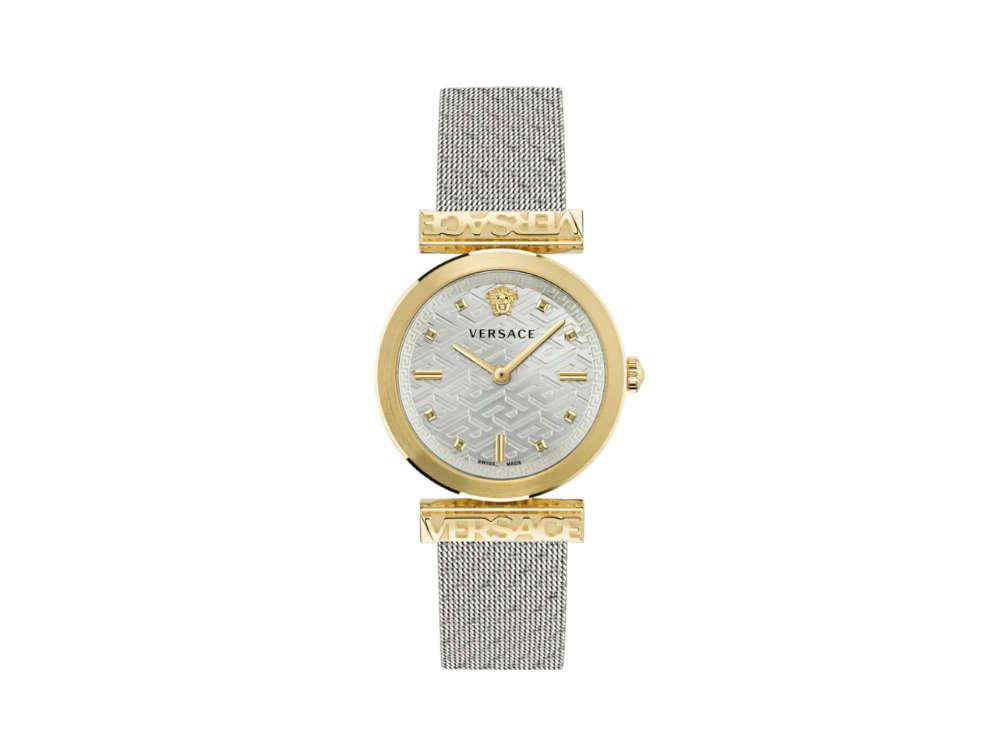 Reloj de Cuarzo Versace Regalia, PVD Oro, Plata, 34mm, Cristal Zafiro, VE6J00523