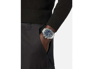 Reloj de Cuarzo Versace Greca Dome Chrono, Azul, 43mm, Cristal Zafiro, VE6K00323