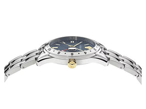 Reloj de Cuarzo Versace Greca Time GMT, Azul, 41mm, Cristal de Zafiro, VE7C00523