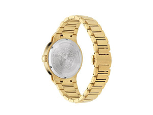 Reloj de Cuarzo Versace Medusa Infinite Gent, PVD Oro, Negro, 47 mm, VE7E00623