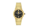 Reloj de Cuarzo Versace Greca Logo Moonphase, PVD Oro, Negro, 38 mm, VE7G00323