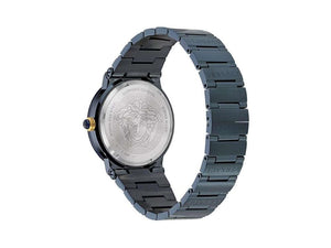 Reloj de Cuarzo Versace Greca Logo Moonphase, PVD, Azul, 38 mm, VE7G00423