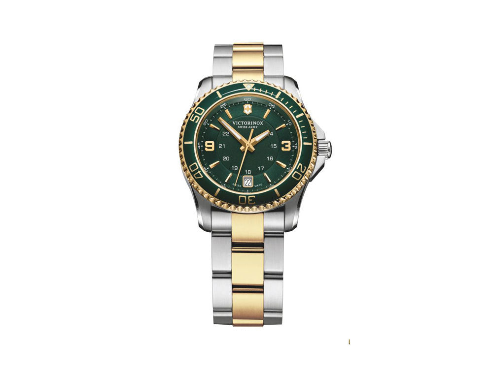 Reloj de Cuarzo Victorinox Maverick Ladies, Verde, 34 mm, PVD Oro, V241612