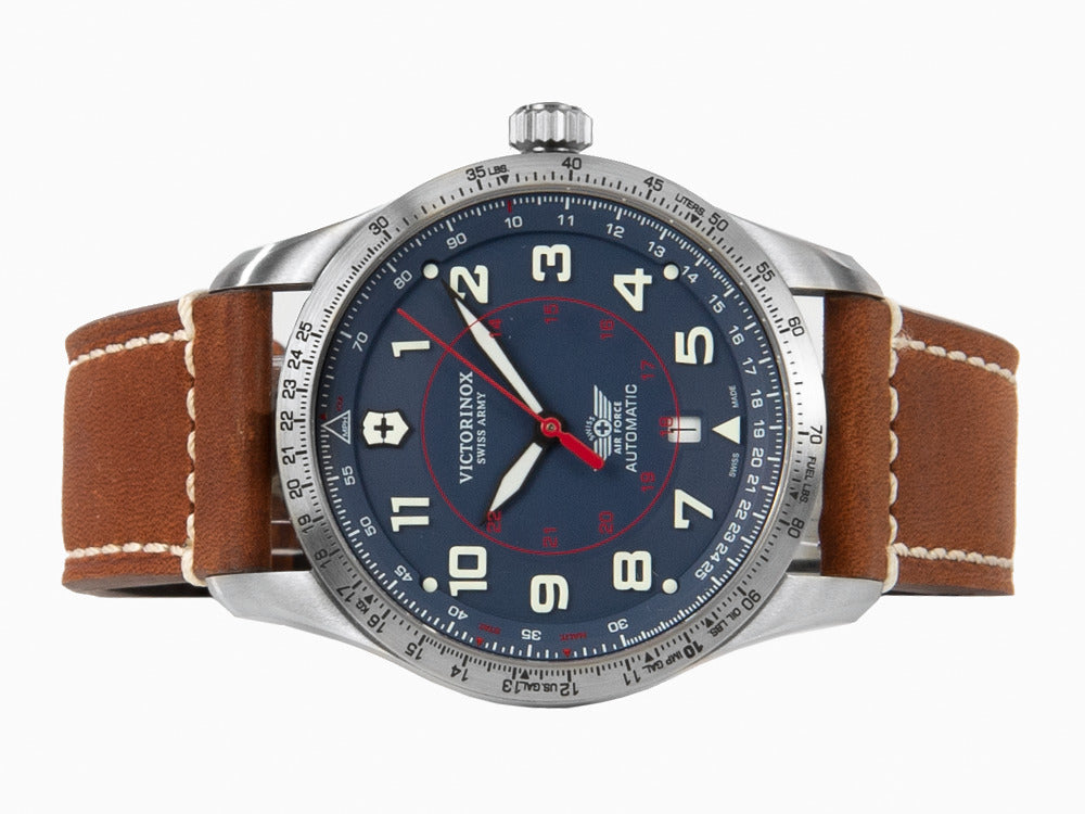 Reloj Automático Victorinox Airboss Mechanical, Azul, 42 mm, 10 atm, V241887