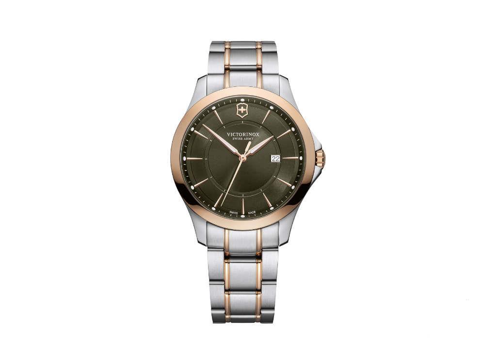 Reloj de Cuarzo Victorinox Alliance Gent, Acero Inoxidable, Verde, 40mm, V241913