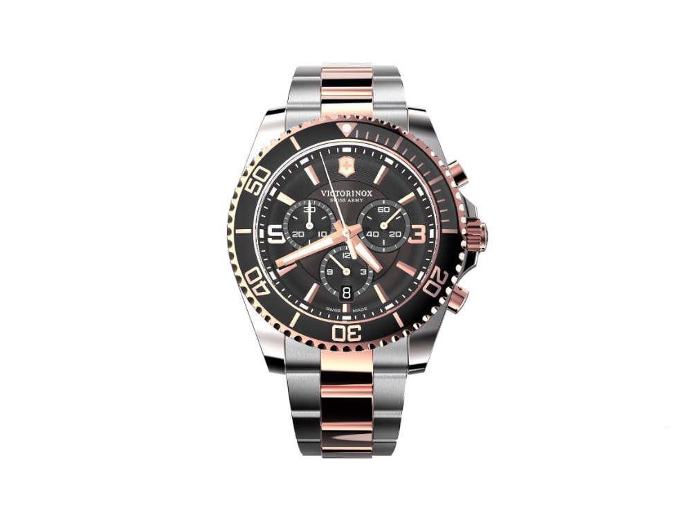 Reloj de Cuarzo Victorinox Maverick Chronograph, Negro, 43 mm, V241952