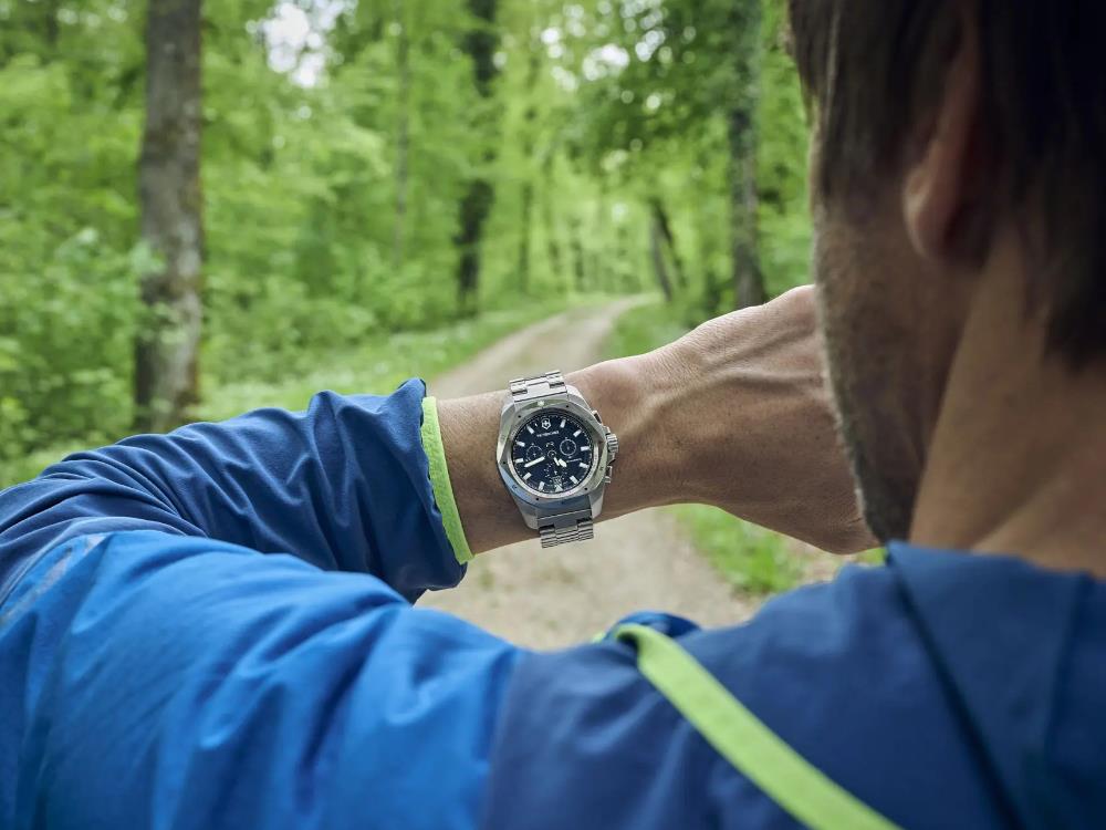 Reloj de Cuarzo Victorinox I.N.O.X. Chrono, Azul, 43 mm, V241985