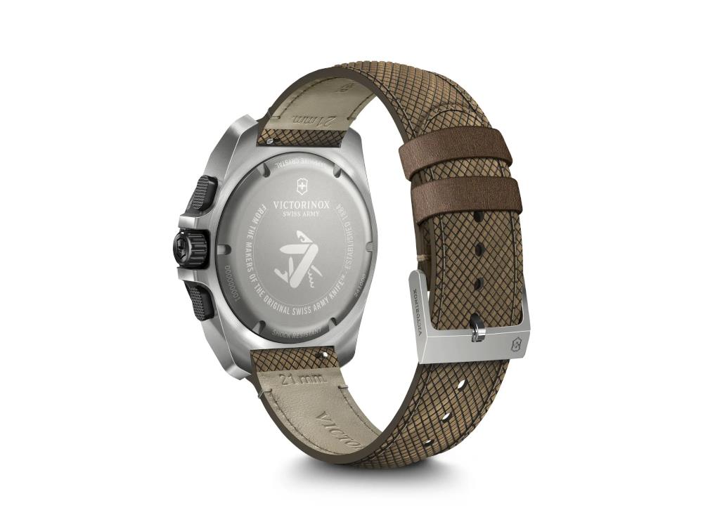 Reloj de Cuarzo Victorinox I.N.O.X. Chrono, Titanio, Negro, 43 mm, V241988.1