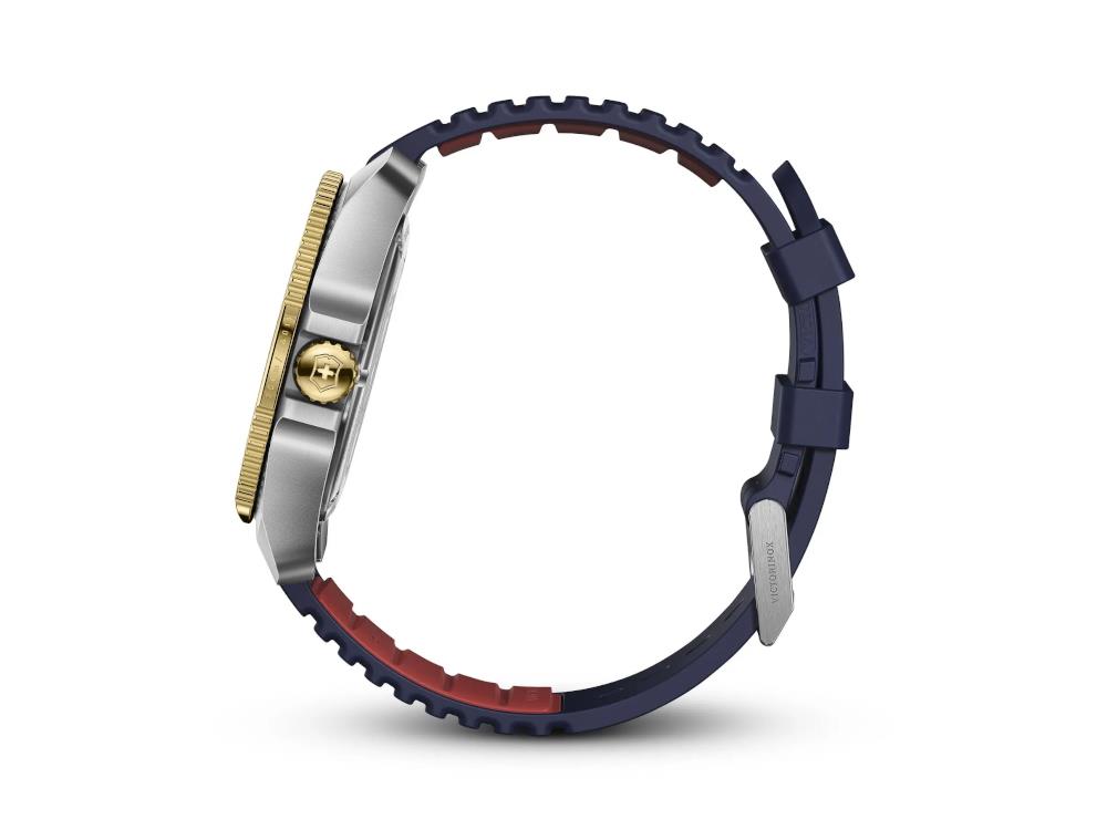 Reloj de Cuarzo Victorinox Journey 1884, Azul, 43 mm, PVD de Oro, V242013