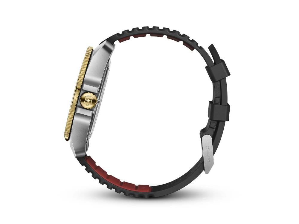 Reloj de Cuarzo Victorinox Journey 1884, Negro, 43 mm, PVD de Oro, V242014