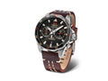 Reloj de Cuarzo Vostok Europe Rocket N-1, Negro, 46 mm, Cronógrafo, 6S21-225A618