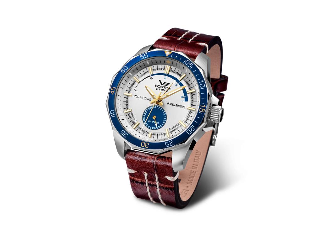 Reloj Automático Vostok Europe Rocket N-1, Blanco, 46 mm, NE57-225A562-L-BR