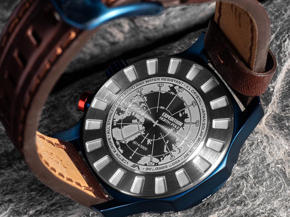 Reloj Cuarzo Vostok Europe Expedition North Pole Polar Ice, Azul, VS57-595D736