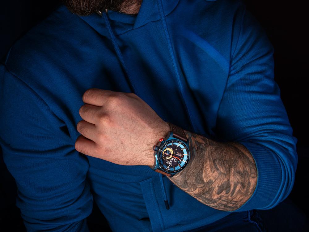 Reloj Cuarzo Vostok Europe Expedition North Pole Polar Ice, Azul, VS57-595D736