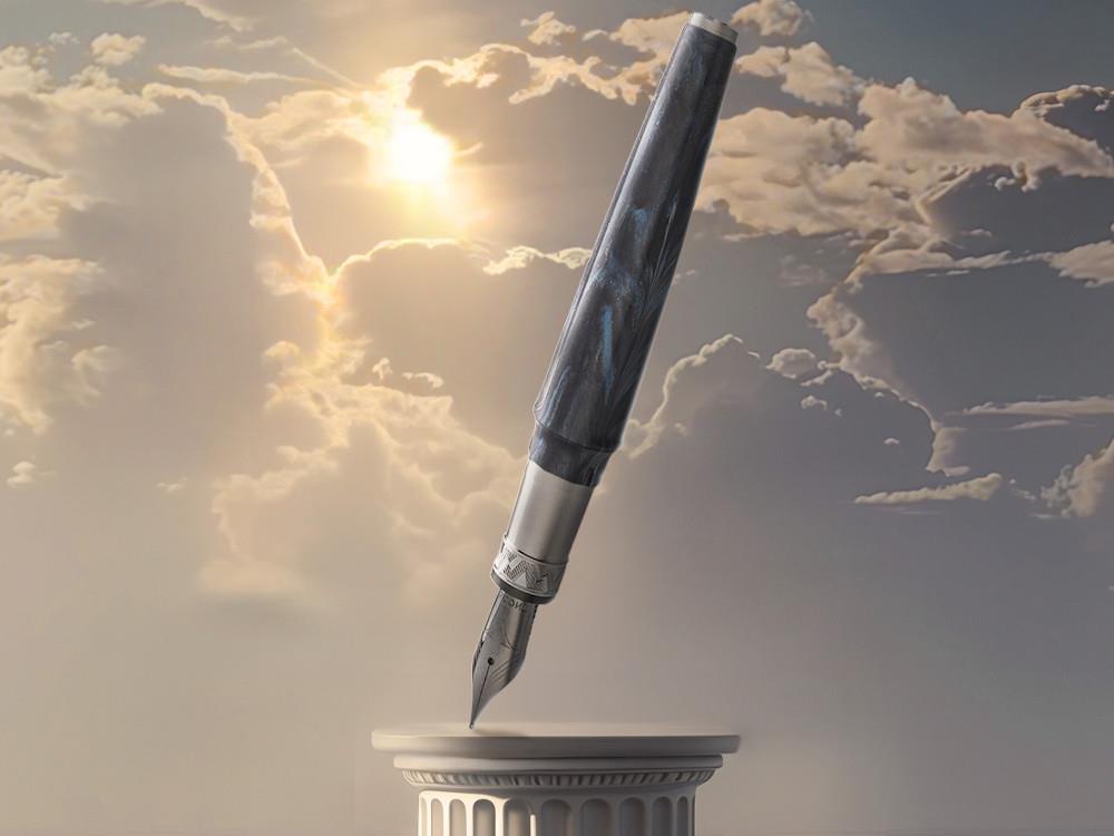 Pluma Estilográfica Visconti Mirage Mythos Poseidon, Azul, KP07-16-FP