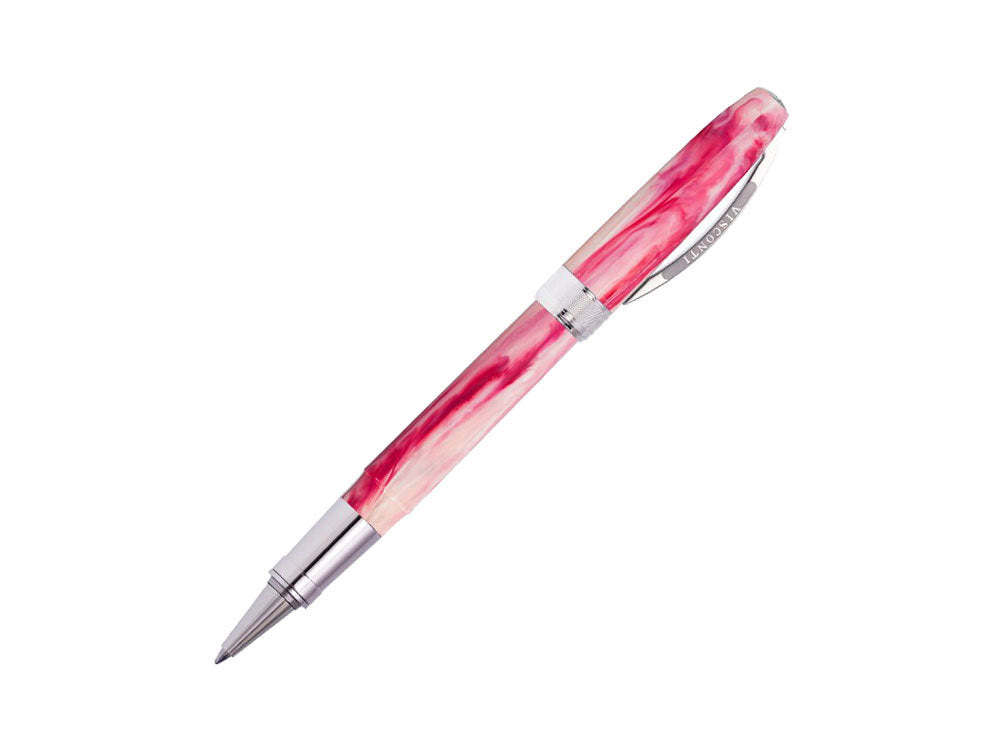 Roller Visconti Van Gogh Souvenir de Mauves, Adornos en paladio, Rosa KP12-10-RB