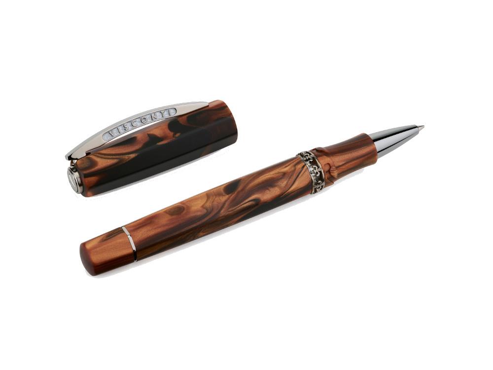 Roller Visconti Medici, Acrosilk, Adornos en rutenio, KP17-40-01-RB