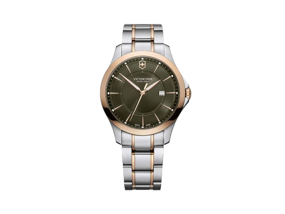 Reloj de Cuarzo Victorinox Alliance Gent, Acero Inoxidable, Verde, 40mm, V241913