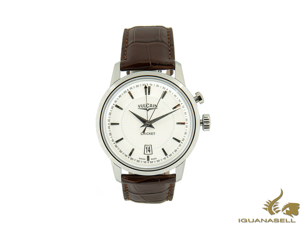 Reloj Manual Vulcain 50s Presidents Tradition, V-11, Plata, 110151G20.BAL128