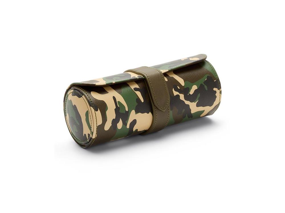 Estuche de relojes WOLF Elements Earth, 3 Relojes, Verde, Piel Vegana, 665230