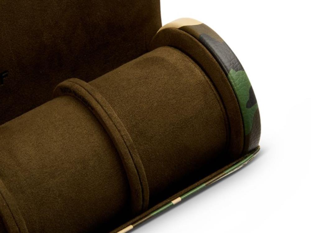 Estuche de relojes WOLF Elements Earth, 3 Relojes, Verde, Piel Vegana, 665230