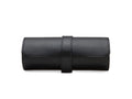 Estuche de relojes WOLF Blake, 3 Relojes, Negro, Piel, 305028