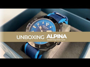 Reloj Automático Alpina Seastrong Ladies Diver Gyre, Azul, 30atm, AL-525LNSB3VG6