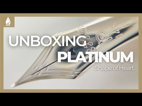 Pluma Platinum Century 3776 Shape of Heart Ivoire LE, PNB-35000-2